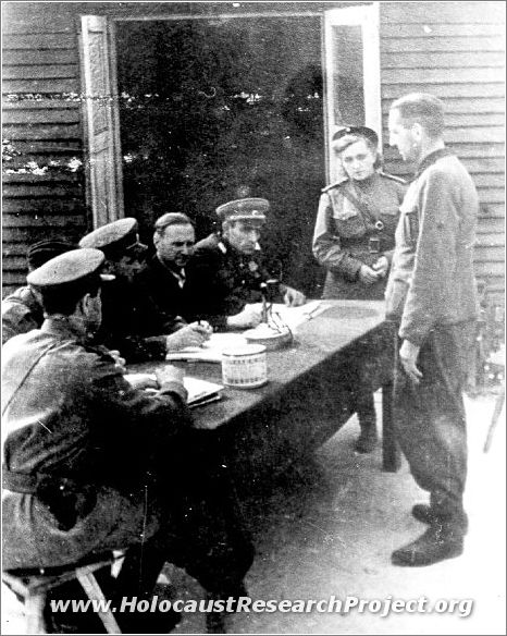 The Polish - Soviet commission investigating crimes at the Majdanek camp